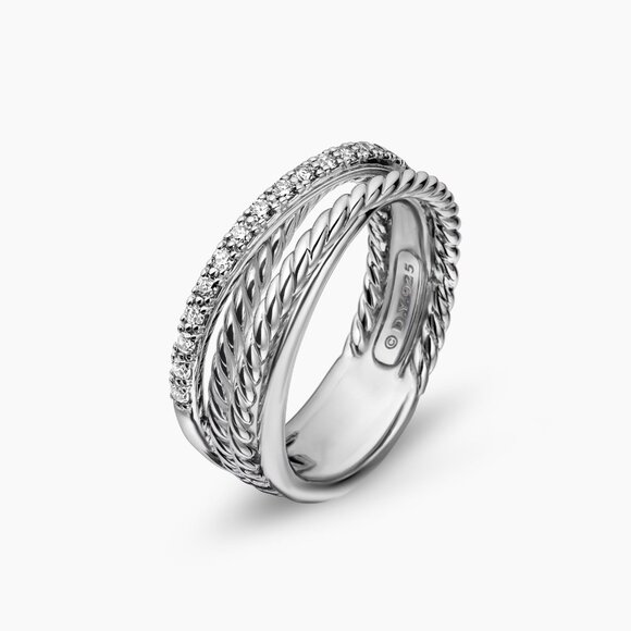 Crossover Band Ring - Picture 2 of 6